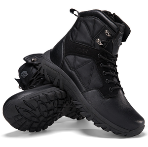 Botas Tácticas DFH1205 Ligeras en Color Negro, Marrón, Bronceado y Arena con Detalles en Plata - Product Image 6