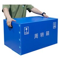 Boîtes en plastique ondulé PP personnalisées, pliables et empilables, boîtes de rangement en plastique ondulé
