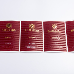 Etiquetas personalizadas para botellas de vino <span class=keywords><strong>Wishky</strong></span>, etiquetas adhesivas personalizadas de papel texturizado de cuero en relieve, etiquetas de lámina dorada para botellas - Product Image 6