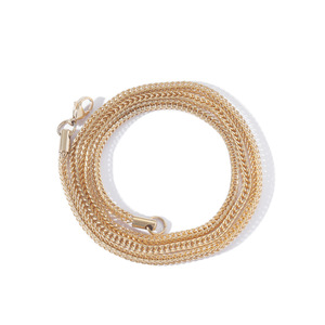 Cadena de Cola de Zorro Cuadrada de 3 mm de Acero Inoxidable, Collar Hip Hop con Baño al Vacío, Collar de Moda Tanjing Lijing - Product Image 5