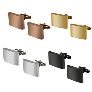 High-quality Personalized Cufflinks For Men Luxury Cufflinks Stainless Steel Gift Set Customizable Cufflinks