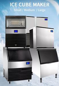 <span class=keywords><strong>Agent</strong></span> de <span class=keywords><strong>recrutement</strong></span> mondial de haute qualité 36kg-1000kg Machine à glaçons commerciale automatique Cube - Product Image 3