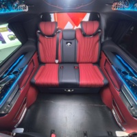 Maikairui ABS Acier inoxydable Garniture intérieure de la paroi latérale arrière Pièces de carrosserie pour Mercedes-Benz Vito V-Class