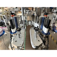 Machine d'étiquetage automatique horizontale pour flacons ronds en verre, parfums et cosmétiques