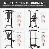 Station de traction autoportante robuste, barre de traction, musculation, fitness multifonctionnel, exercice en salle