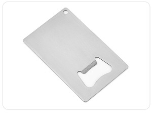 Abridor de Botellas de Metal Personalizado al por Mayor, Abridor de Tarjetas de Crédito de Acero Inoxidable de 85x54 mm - Product Image 6
