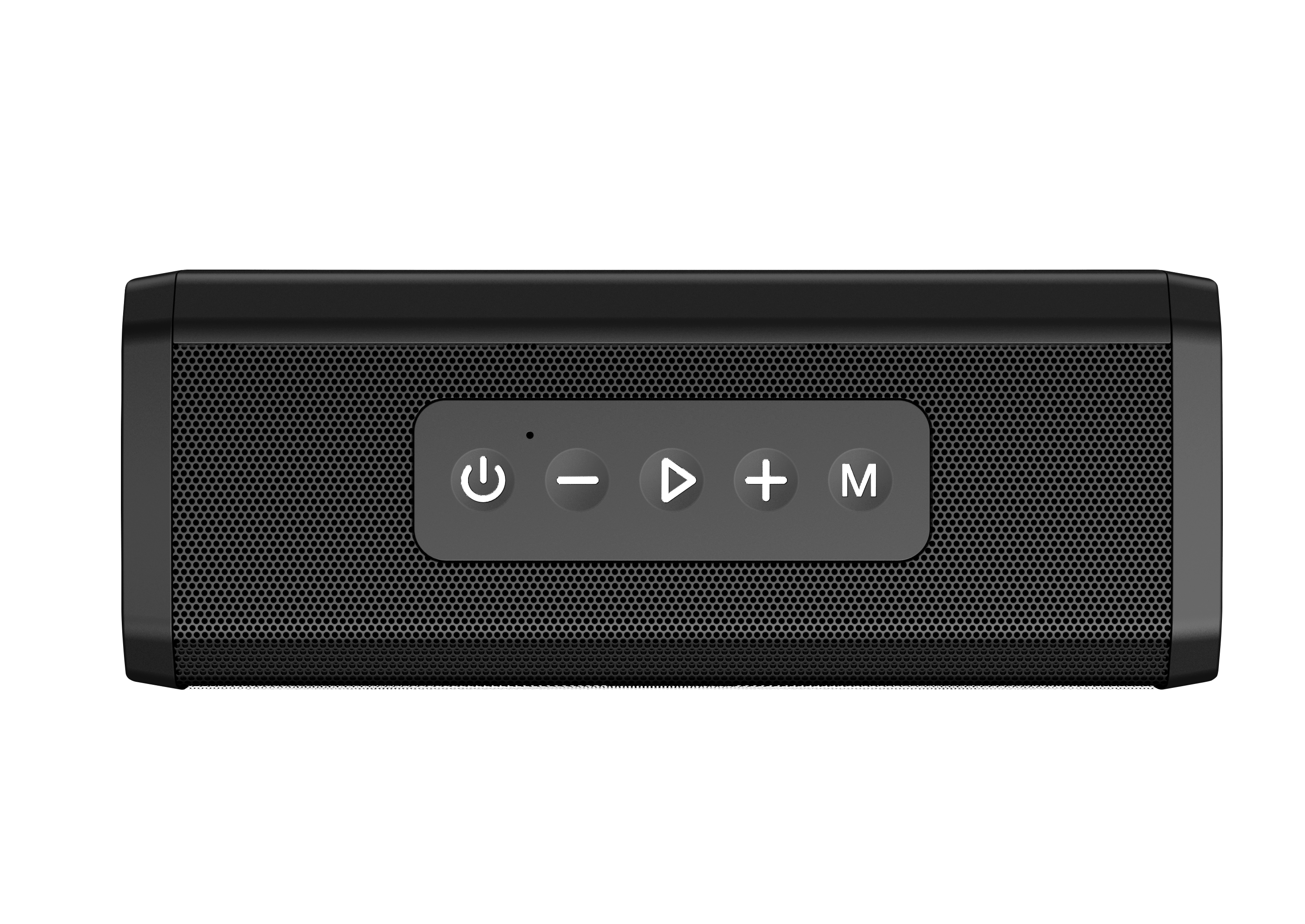 ポータブルワイヤレスBluetoothスピーカーIPX7防水長方形メタルグリル