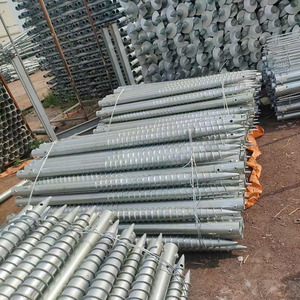 Tornillo de tierra para cimentación, pilar helicoidal, anclaje de tierra, tornillo de tierra para montaje solar, anclaje de suelo - Product Image 5