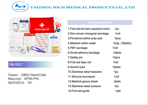 סיטונאי עסקים רכב ציוד רפואי ערכת עזרה ראשונה לרכב רכב חירום סט כלי - Product Image 6
