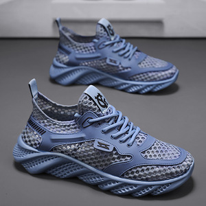 <span class=keywords><strong>Chaussures</strong></span> pour hommes <span class=keywords><strong>chaussures</strong></span> de traçage 2024 été maille fine grande maille respirant Sneaker bas-côté loisirs voyage alpinisme - Product Image 2