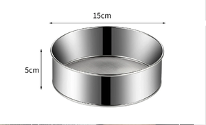 Tamizador <span class=keywords><strong>de</strong></span> <span class=keywords><strong>Harina</strong></span> Comercial <span class=keywords><strong>de</strong></span> Acero Inoxidable con Manivela, Tamiz <span class=keywords><strong>de</strong></span> Malla para Azúcar Glas, Agitador <span class=keywords><strong>de</strong></span> Polvo - Product Image 5