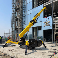 Promotion : Mini-grue araignée diesel-électrique sur chenilles 1T, 2T, 3T, 5T, 8T, 10T