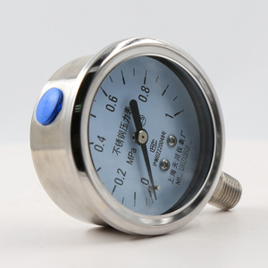 Stainless Steel Pressure <b>Gauge</b> Y-60BF 0-1MPa Radial Type <b>Thread</b> Connection Shanghai Factory - Product Image 3