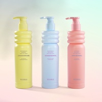 YUERUI nouvelle bouteille de lotion pour le corps Unique couleur Macaron belle bouteille de crème pour le corps HDPE beignet de 100ml 300ml