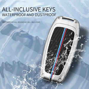 <span class=keywords><strong>Porte</strong></span>-clés de voiture en métal personnalisé en gros <span class=keywords><strong>Porte</strong></span>-clés long en cuir texturé en fibre de carbone de luxe pour Audi <span class=keywords><strong>BMW</strong></span> et Nissan Innovation - Product Image 5