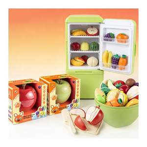 Children Pretend Play <b>Kitchen</b> Food Cutting Set Cooking Toy Sensory Educational Imagination Activity <b>Plastic</b> 12+ Years - Product Image 3