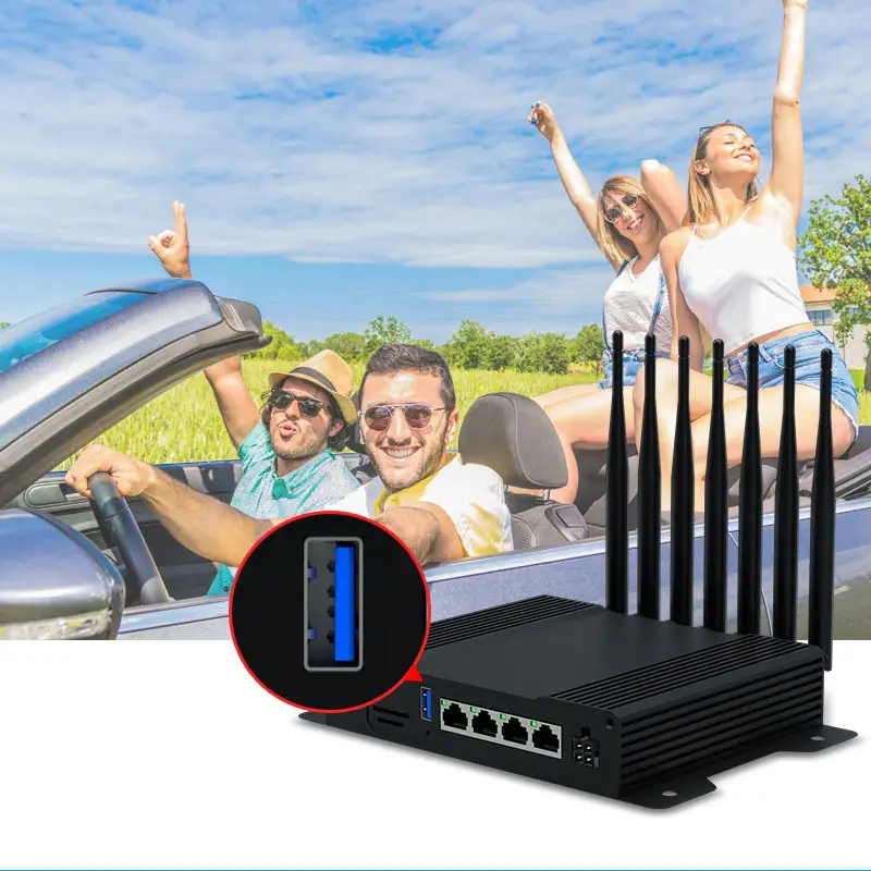 Comercial cable de alta potencia ap inalámbrico antena al aire libre 4g lte poe wifi completa puerto gigabit Punto de Acceso zbt sim tarjeta de router