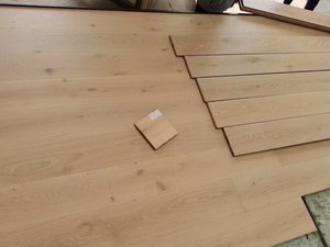 Planchers en bois franc de chêne brossé de 15 mm, personnalisés, imperméables, couleur naturelle, qualité ABCD, parquet en chêne blanc pour usage intérieur - Product Image 4