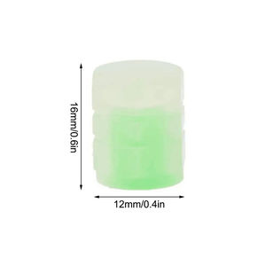 أغطية صمام إطار مضيء-صمام إطار مقاوم للغبار مانعة للغبار-إكسسوارات ديكور ليلية متوهجة الفلورسنت - Product Image 2