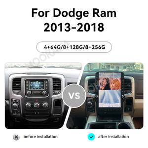 Mookaka עבור דודג 'ם 2013-2018 מכונית מולטימדיה אנדרואיד Radi14.5 אינץ' רכב בסגנון טסלה רכב רכב אנדרואיד - Product Image 2