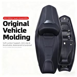 Nouvelle conception 2025, siège de moto sportive, rembourrage en cuir et plastique, housse imperméable, ajustement universel pour les motos de tourisme, rénovation/mise à niveau - Product Image 5