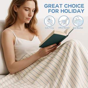 Couette de refroidissement Queen Size, couverture de refroidissement double face pour dormeurs chauds et bonbons de nuit, couette d'été légère - Product Image 5