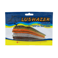 Leurre souple en TPE PVC en forme de ver à queue droite 12cm 3.2g/4g flottant ou coulant, parfumé pour eau salée et eau douce, pour la pêche au bar et en fosse noire