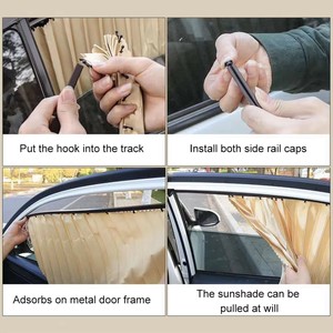 Car Sunshade Magnetic Side <b>Window</b> Curtain Auto <b>Window</b> <b>Shade</b> Privacy UV <b>Window</b> Shield Car Interior Accessories - Product Image 2