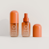 Emballage cosmétique pour soins de la peau en forme de capsule PET de 100 ml avec impression couleur personnalisée KAIGE, flacon pulvérisateur pour tonique hydratant