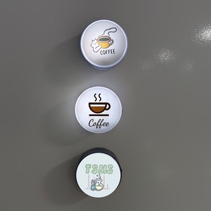 Nouvel autocollant magnétique carré en plastique ABS pour réfrigérateur, design écologique personnalisé pour la publicité promotionnelle - Product Image 2