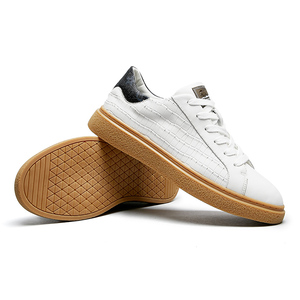 Chaussures basses décontractées en cuir véritable de haute qualité pour hommes, personnalisables avec un MOQ faible, disponibles en noir, blanc et marron - Product Image 6