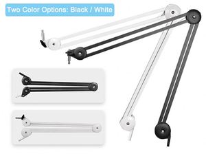 Soporte de brazo de micrófono de estudio profesional soporte de escritorio de tijera de suspensión ajustable con kit de <span class=keywords><strong>clip</strong></span> de micrófono de filtro Pop - Product Image 6