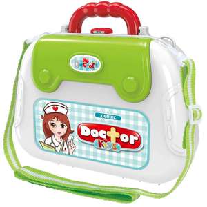Kit de Doctor para Niños, Juego de <span class=keywords><strong>Juguetes</strong></span> Médicos de Plástico para Niños y Niñas, Accesorio de Disfraz de <span class=keywords><strong>Halloween</strong></span> - Product Image 2