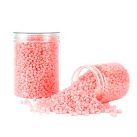 Cire dure rose bio en granulés 400g pour l'épilation professionnelle du visage et du maillot, parfumée à la rose, en vrac, conditionnement OEM