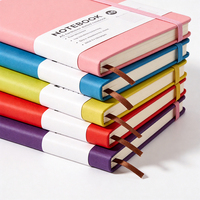 Carnet de notes pour bureau et étudiants, couverture rigide en tissu PU, reliure spirale, couleur et logo personnalisés en PP, vente en gros