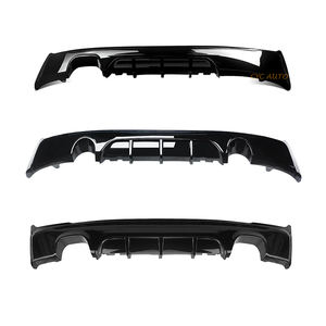 Diffuser Bibir Bumper Belakang Gaya <span class=keywords><strong>M</strong></span> Performance Untuk BMW Seri 2 F22 F23 Coupe <span class=keywords><strong>M</strong></span> Sport <span class=keywords><strong>M</strong></span> Tech Bahan ABS Aksesoris Mobil - Product Image 2