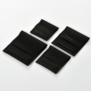 PackSecret New Arrival Custom LOGO Microfiber Suede Pocket Jewelry Pouch Necklaces <b>Envelopes</b> Gift Jewelry Bag - Product Image 4