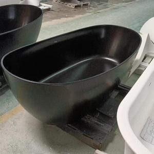 <span class=keywords><strong>Baignoire</strong></span> autoportante de luxe en pierre artificielle, ovale, moderne, pour hôtels, en surface solide - Product Image 5