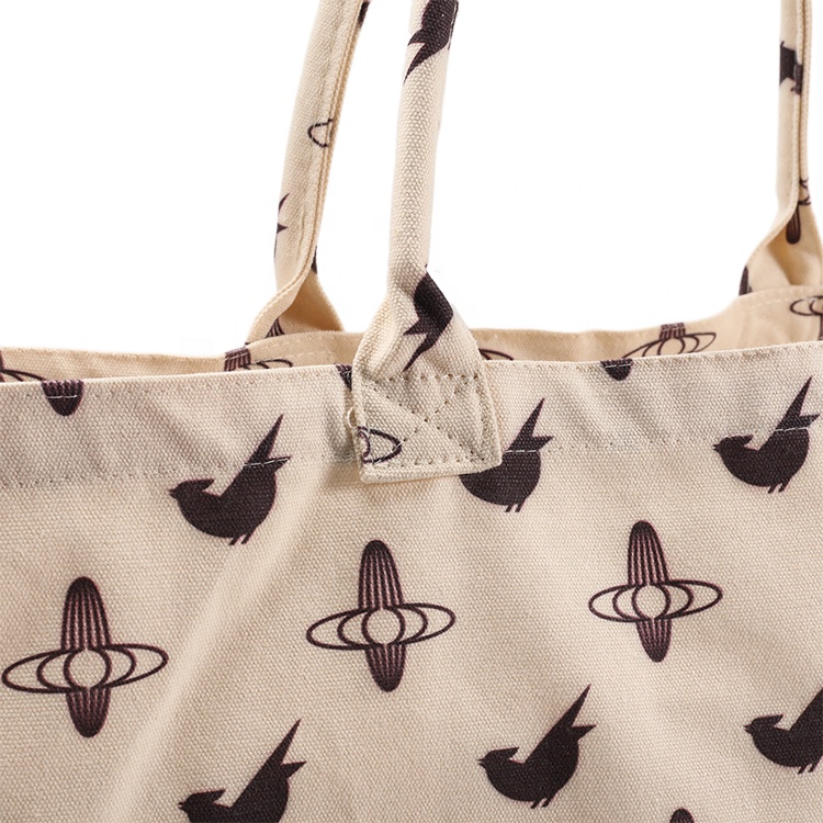 Eco friendly extra large custom logo organic reusable cotton shopping bag canvas grocery bag oversize gym tote bag