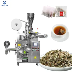 Saco de chá em pó com filtro, máquina de embalagem pequena para chá, preço automático