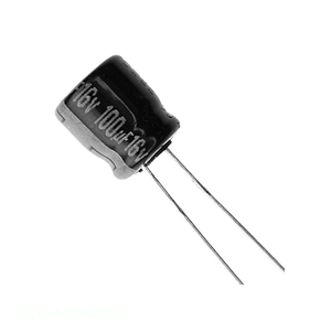 ตัวแทนจำหน่ายอย่างเป็นทางการ ตัวเก็บประจุแบบ CAP ALUM 100UF 20% 16V RADIAL TH 100 uF แบบ Through Hole ECE-A1CKA101 - Product Image 1