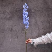 Fleur artificielle en soie à tige unique, série bleue, accessoires pour arrangements floraux, pour décoration de mariage, maison et événements, vente en gros