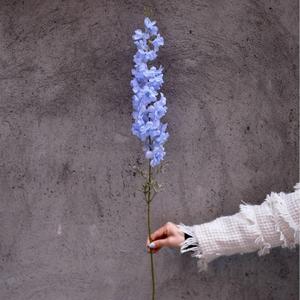 Flores de Seda Artificiales de la Serie Azul al por Mayor, Accesorios para Arreglos Florales, para Decoración de Bodas, Hogar y Eventos - Product Image 2