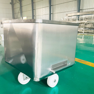 Chariot à viande en acier inoxydable 200L 300L 600L pour abattoir – Prix usine - Product Image 3