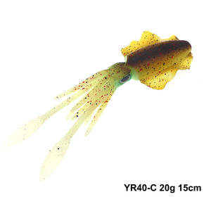 <span class=keywords><strong>Silicone</strong></span> UV luminoso calamaro esca 150mm 20g polpo calamaro bionico esca artificiale morbida per <span class=keywords><strong>mare</strong></span> - Product Image 4