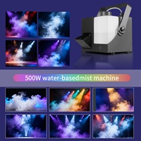 Machine à brouillard d'eau AICPOSE 500W télécommandée pour mariages et fêtes, mini machine à fumée à base d'eau