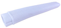 Conduit rectangulaire en PVC de 80*65mm Conduit extérieur en plastique Conduit de câbles en PVC pour les systèmes de CVC