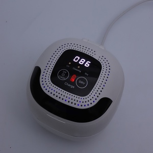 Limpiador Ultrasónico 2 en 1 Recargable por USB y con Alimentación por Enchufe, 45KHz, con Luz UV-C, Ventilador de Secado por Aire, 3 Ajustes de Temporizador para el Hogar y Viajes - Product Image 2