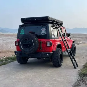Le nouveau toit de tente triangulaire en aluminium ultra-fin pour l'extérieur est robuste et durable, et peut être installé rapidement pour les voyages en voiture - Product Image 3