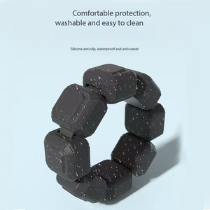 Poids de <span class=keywords><strong>cheville</strong></span> en <span class=keywords><strong>acier</strong></span> et silicone durable, style cubique, bracelets de poids de <span class=keywords><strong>cheville</strong></span> et de poignet, yoga, fitness, réglable, portable - Product Image 4